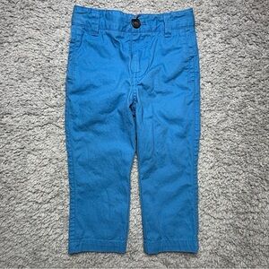 Mini Boden Pants Boys 2 Chino Flat Front Belt Loops Pockets Classic Photoshoot